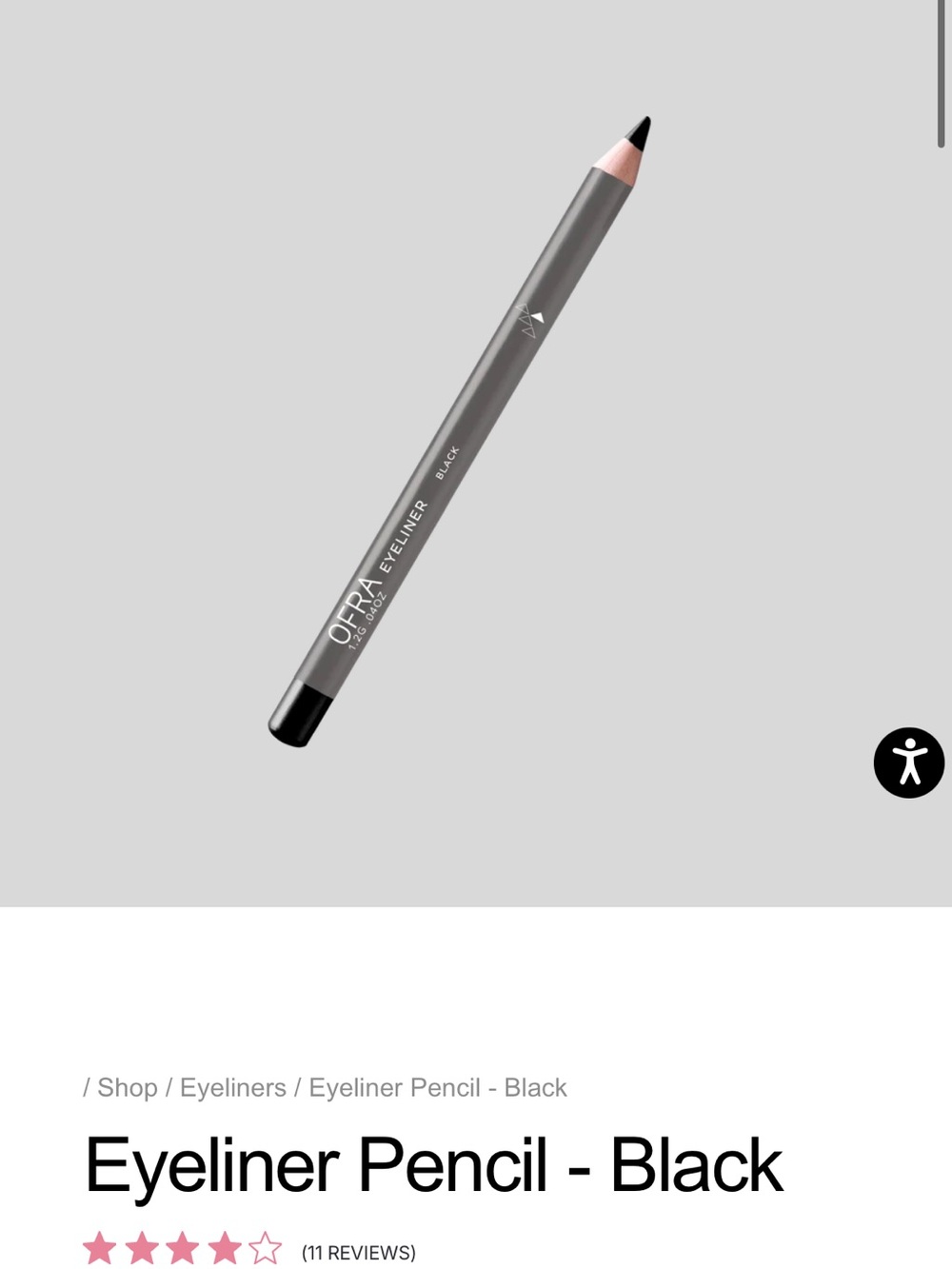 OFRA Black Eyeliner Pencil - Smooth Glide Precision - Set of 2